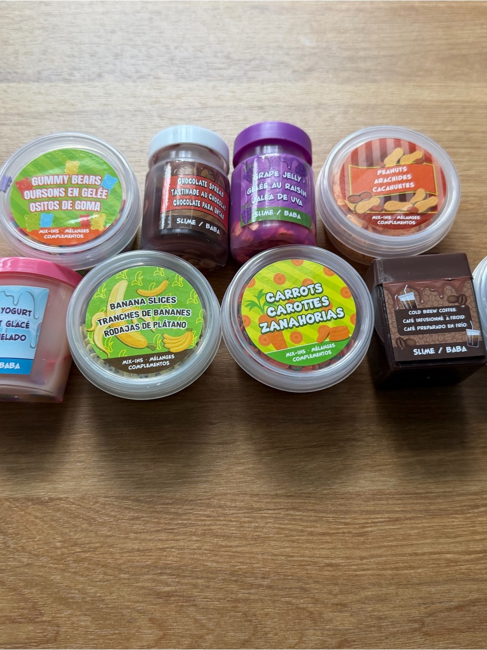 Mixed Scented Slime Set - Bright Fruit & Dessert mix-ins